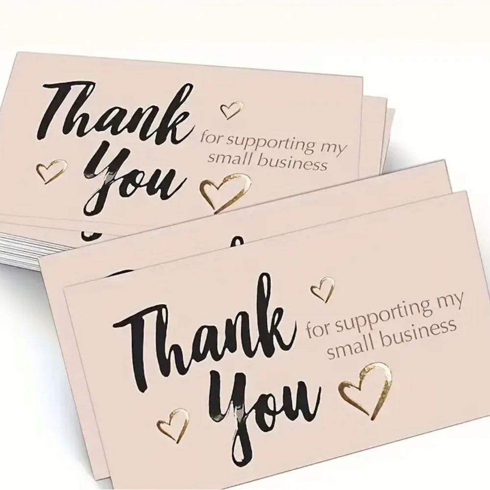 Business Packaging Cards/ Thank You Business Card